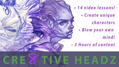 CRE(8)TIVE HEADZ | Create your own unique characters and portrait designs