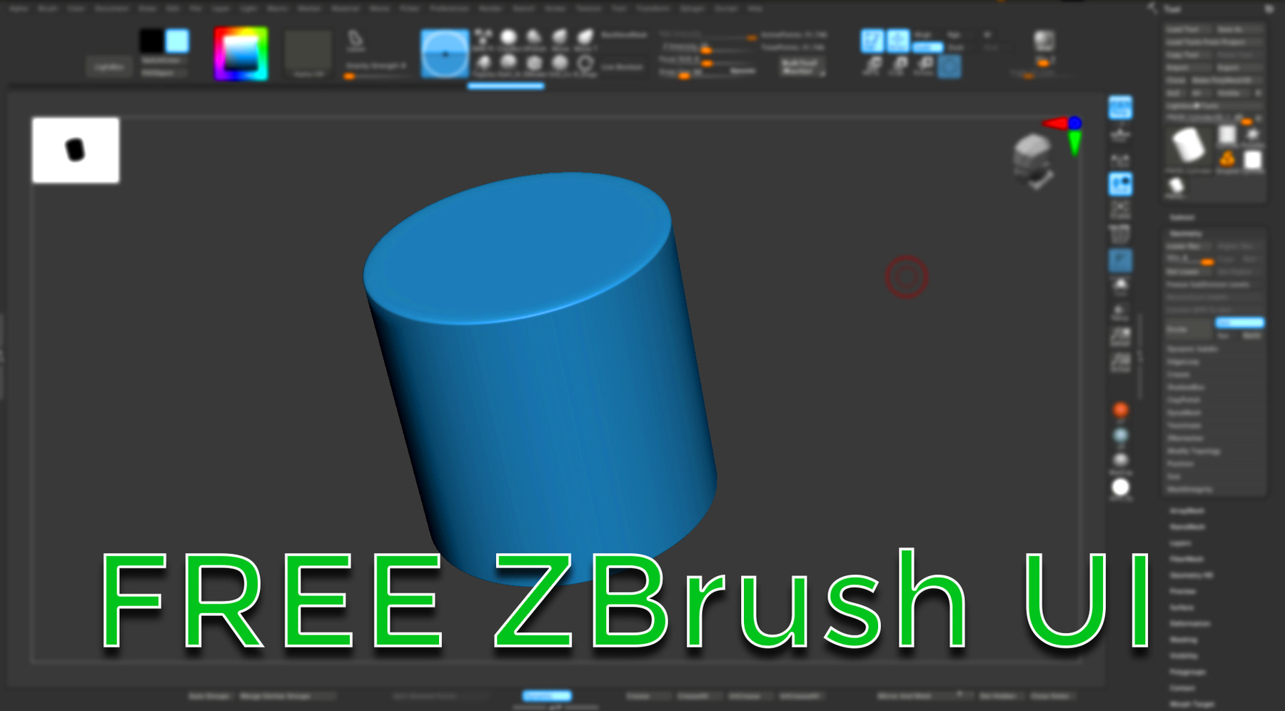 zbrush customize ui with brushes