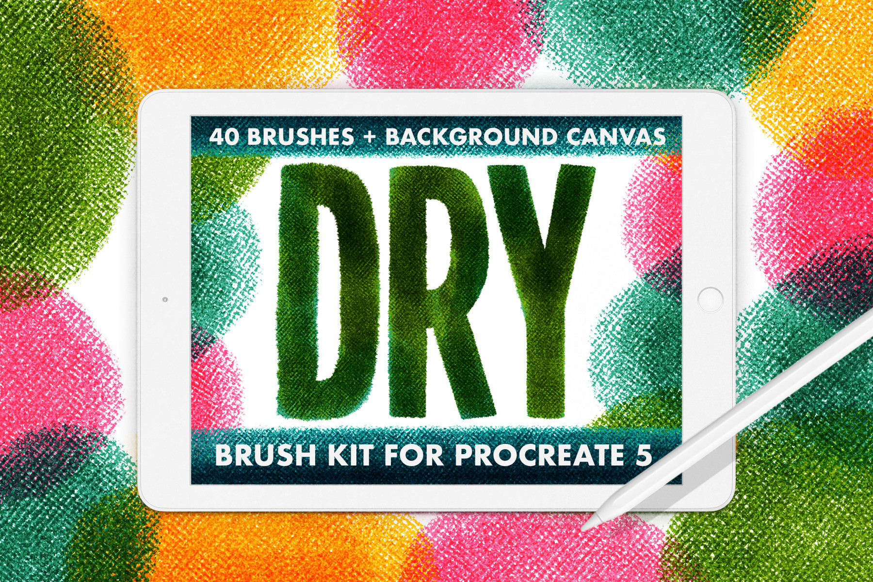 ArtStation 40 DRY BRUSH KIT FOR PROCREATE 5 Brushes