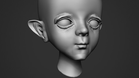 ZBrush Facial Features VDM Brush