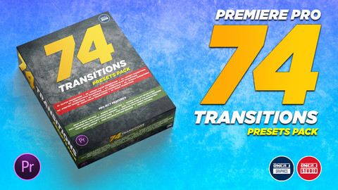 74 Transitions Adobe Premiere Pro Presets Pack