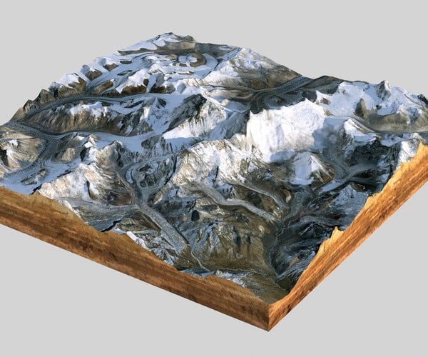 Mount Everest 3D Model In Environment 3DExport | atelier-yuwa.ciao.jp