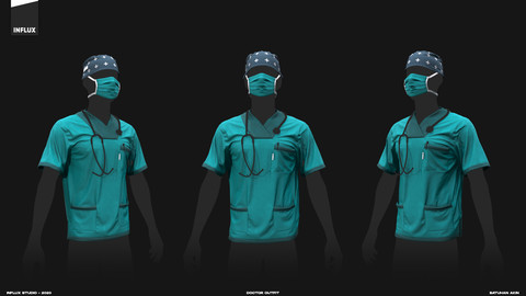 Marvelous Designer Doctor Outfit