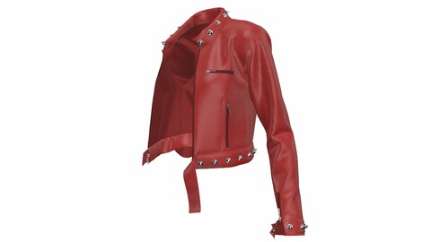 leather jacket/ Marvelous Designer & CLO3d Project