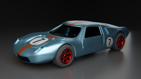 Vintage Racer - Game ready car