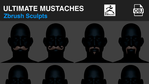 Ultimate Mustaches Pack ( Facial Hair )