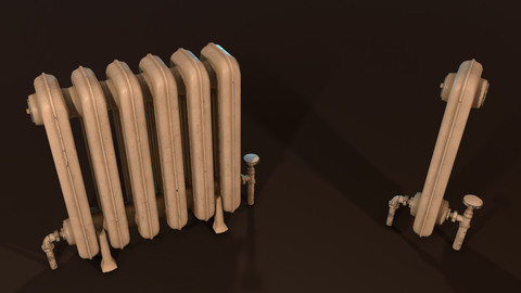 Old Radiator - PBR Model