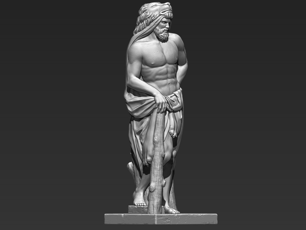 ArtStation Hercules Greek Statue Resources