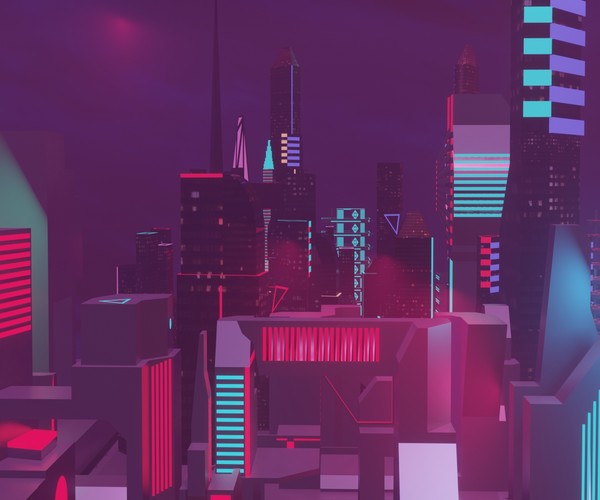 ArtStation - Neon City 1.0 | Resources