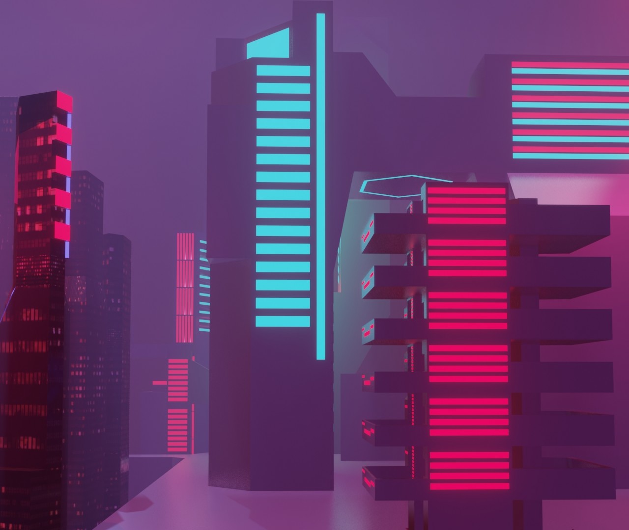 Artstation - Neon City 1.0 