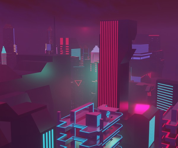 ArtStation - Neon City 1.0 | Resources