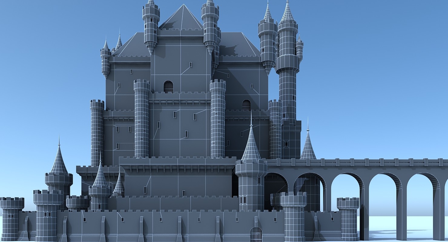 Artstation Fantasy Castle 005 Resources