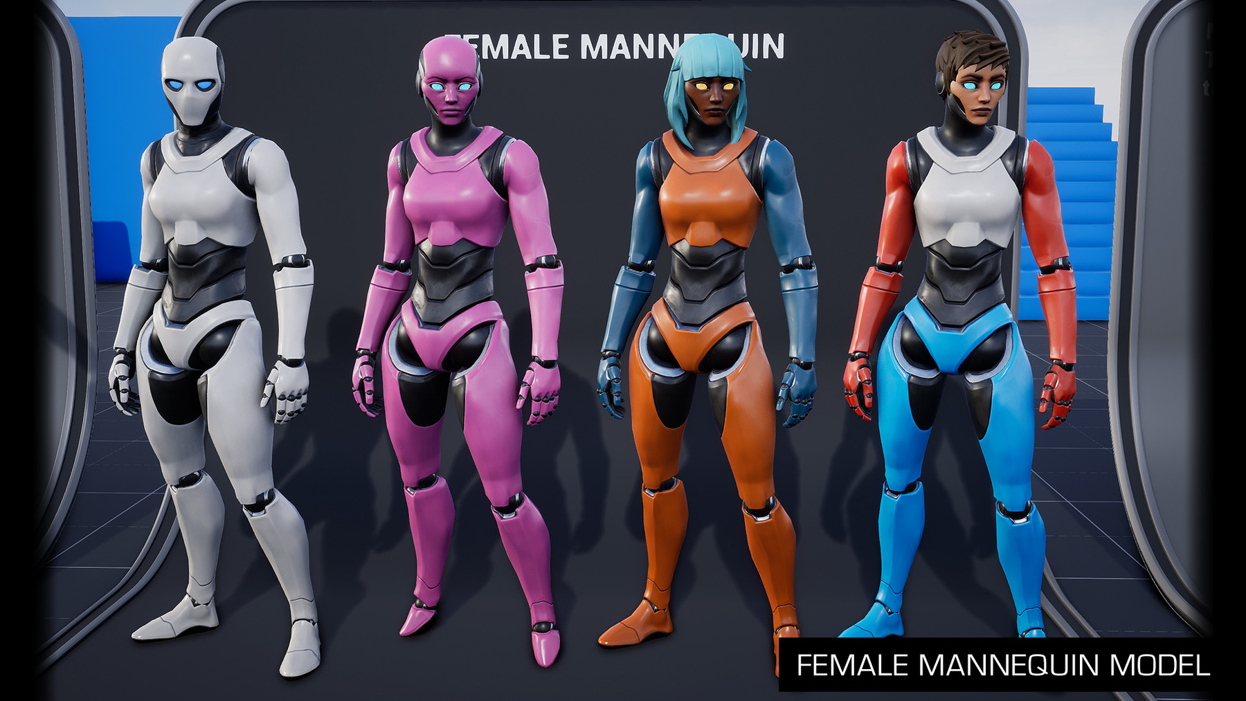 ArtStation - Female Mannequin for Unreal Engine 4 | Game Assets