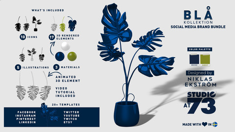 Blå Kollektion Social Media Brand Bundle