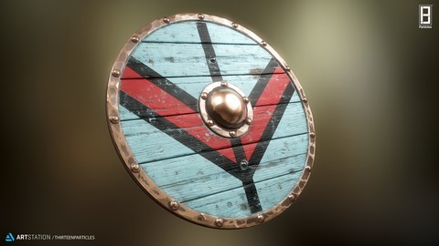 4K PBR Texture of Viking shield