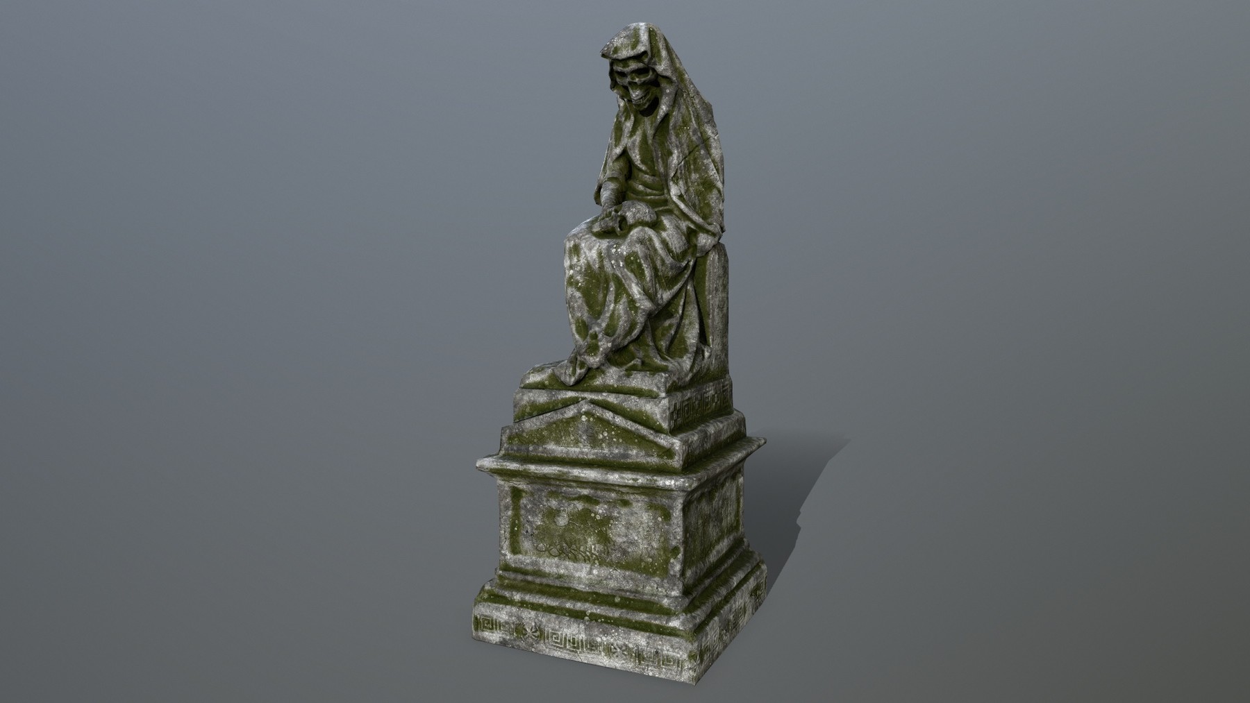 Бг3 статуя. Statue Base 3d model.