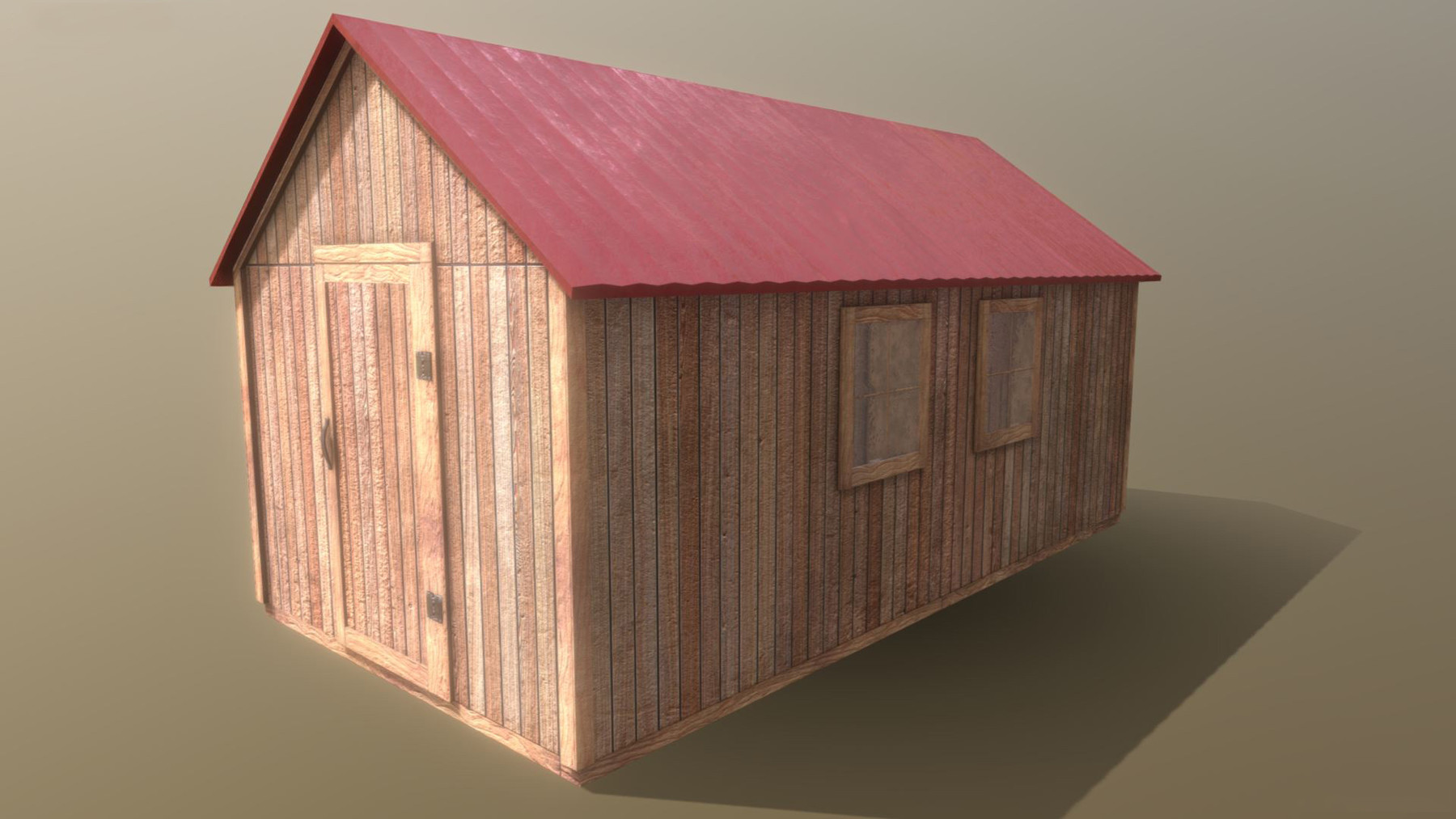 ArtStation - Game Ready Modular Shed | Game Assets