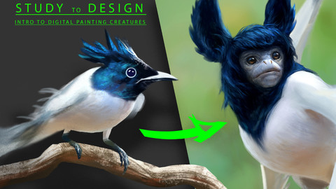 STUDY to DESIGN - Into to Digital Painting Creatures