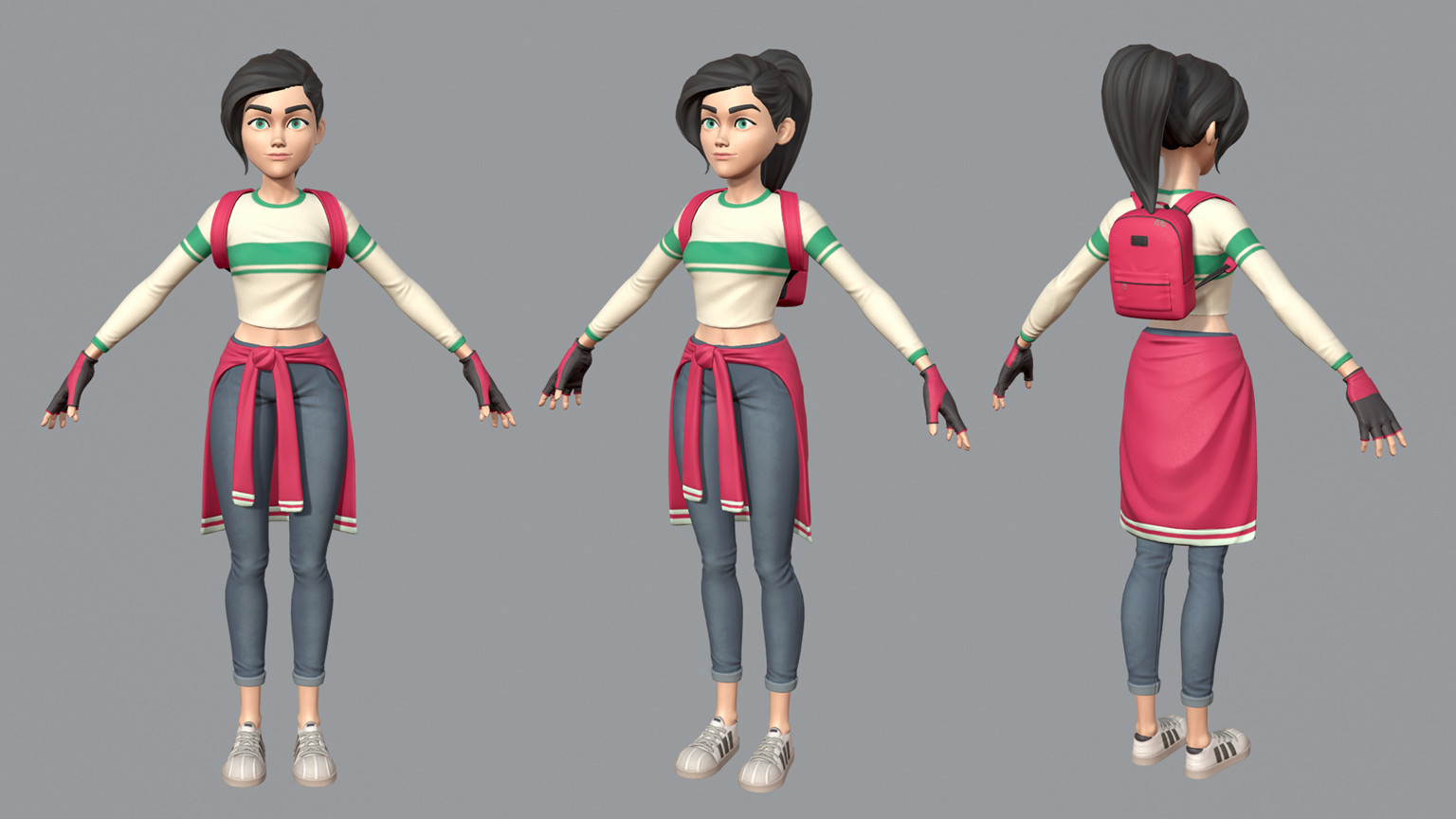 ArtStation - Cartoon girl | Resources