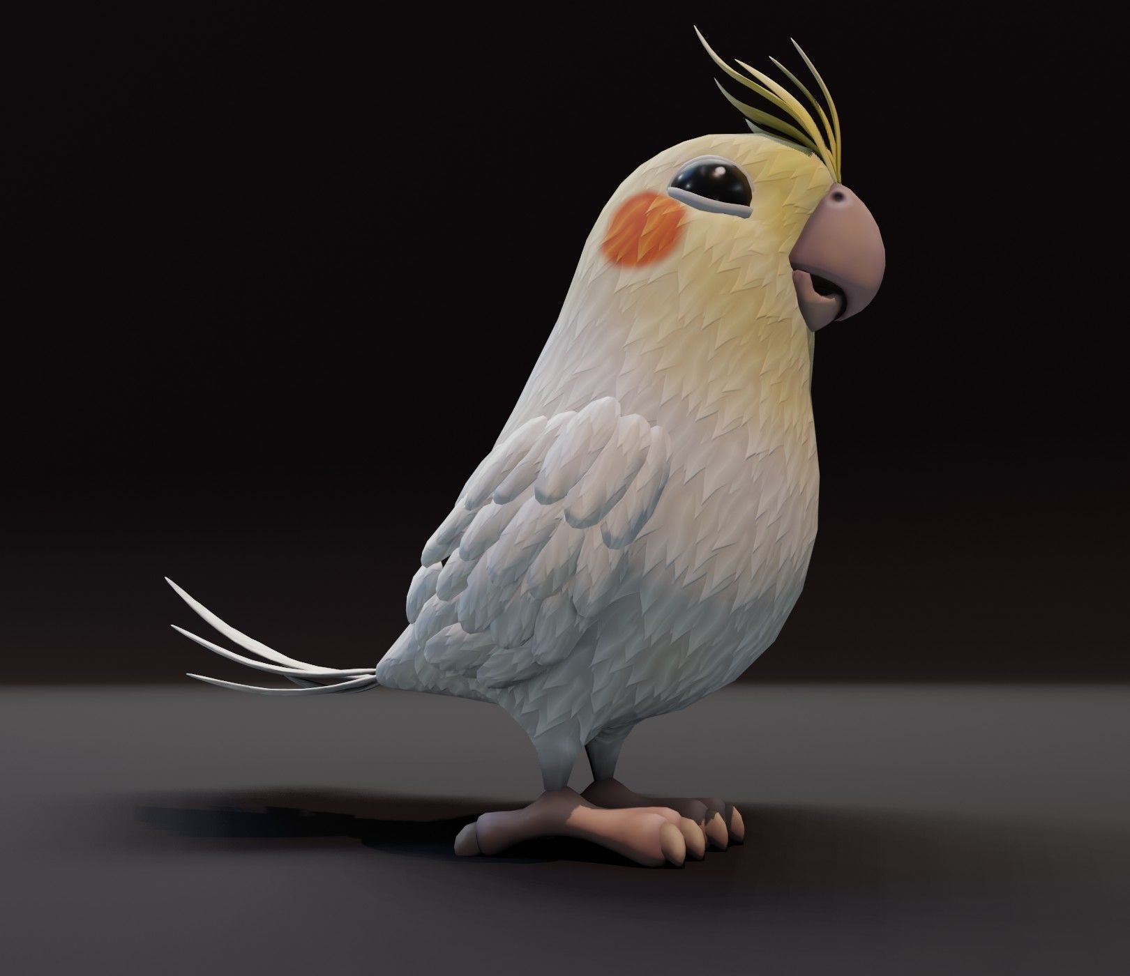 ArtStation - Cartoon Parrot Bird 3D Model | Game Assets