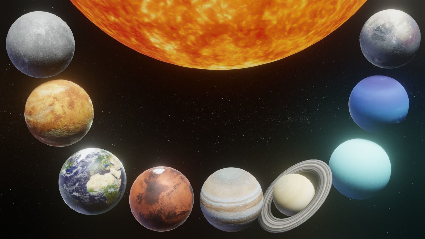 Artstation Photorealistic Solar System 3d Model