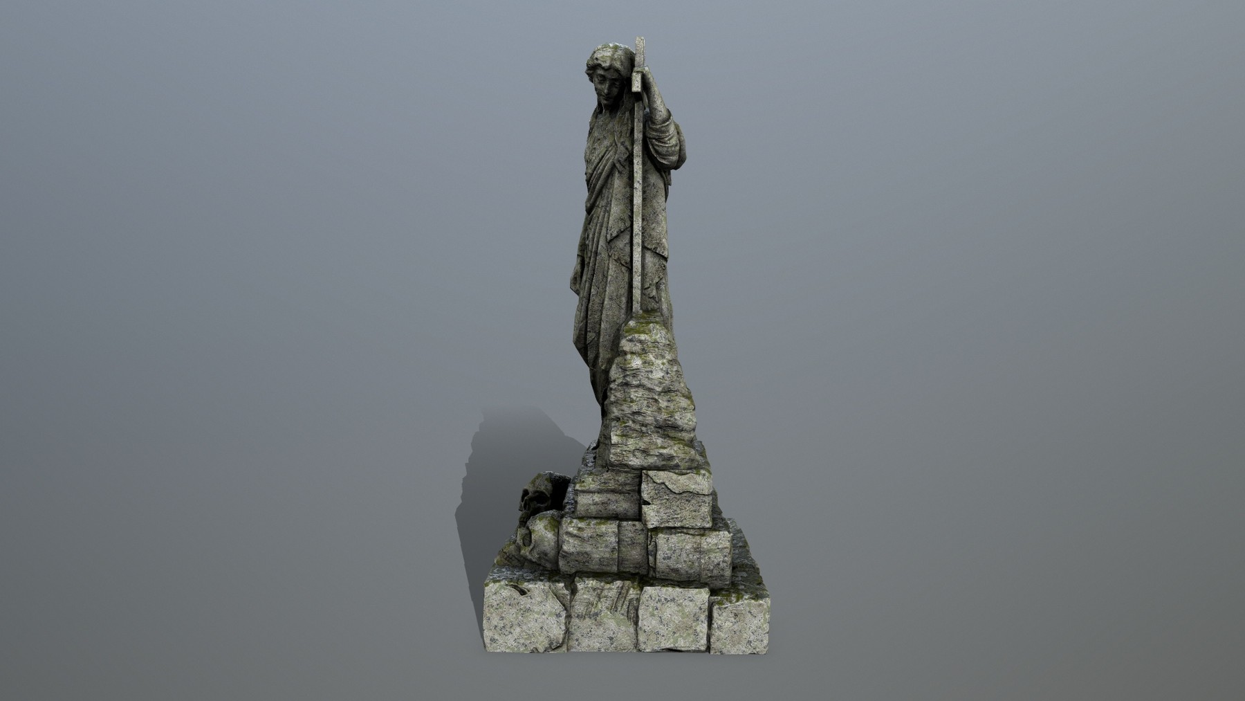 ArtStation Statue_5. Game Assets