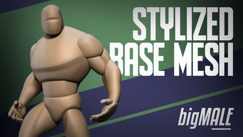 Stylized Basemesh Big Male