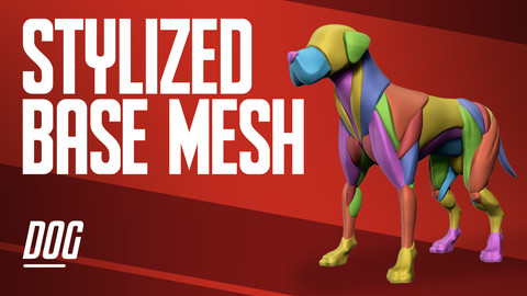 Stylized Basemesh Dog