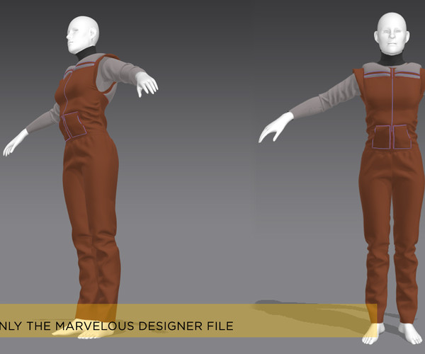 ArtStation - engineer suit | Resources