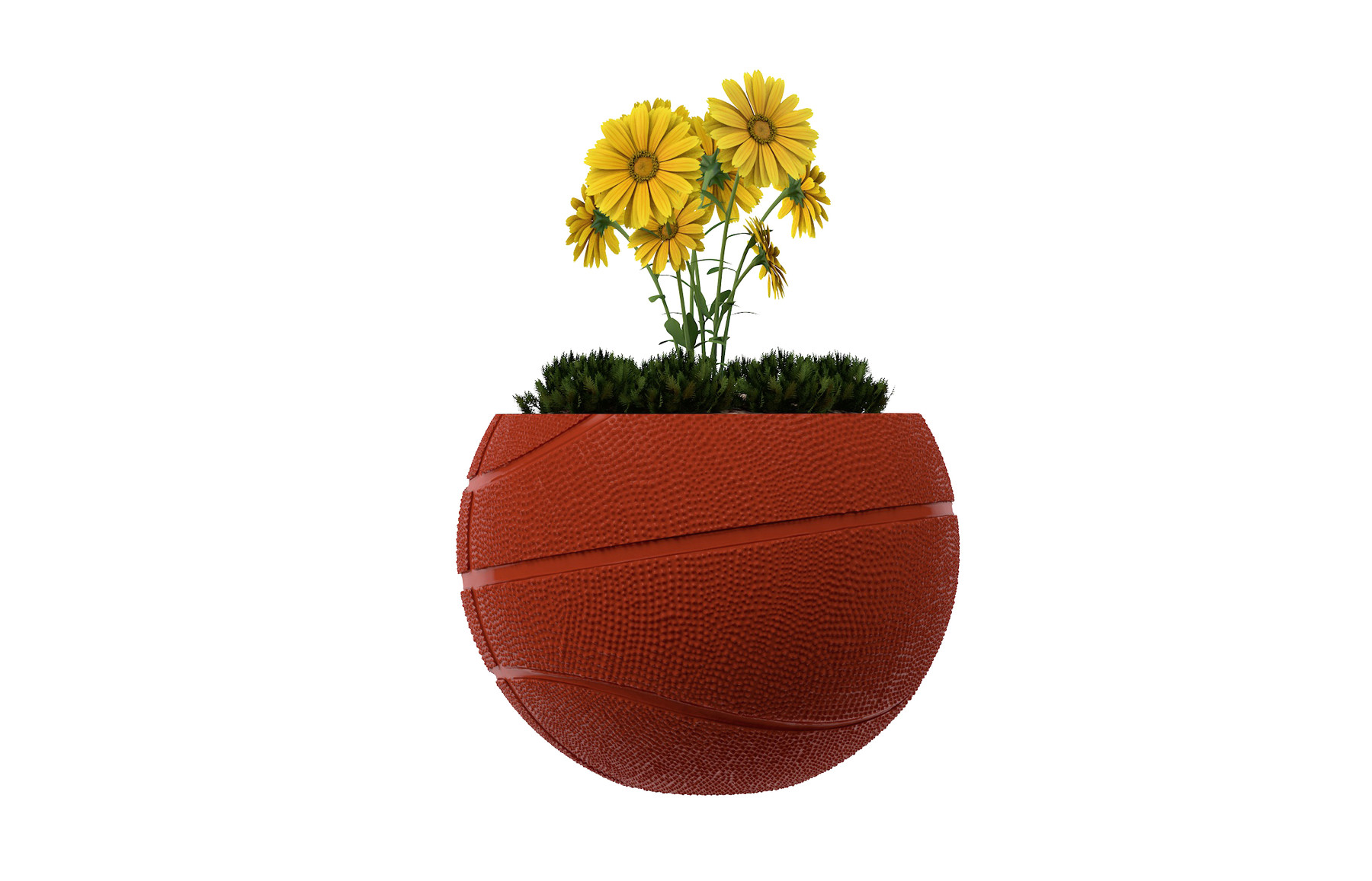 ArtStation BasketBall Vase Plant Resources