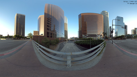 Cityscape HDRi Pano 014 + 22 backplates