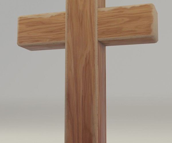 ArtStation - Wooden Cross 3D Model | Game Assets