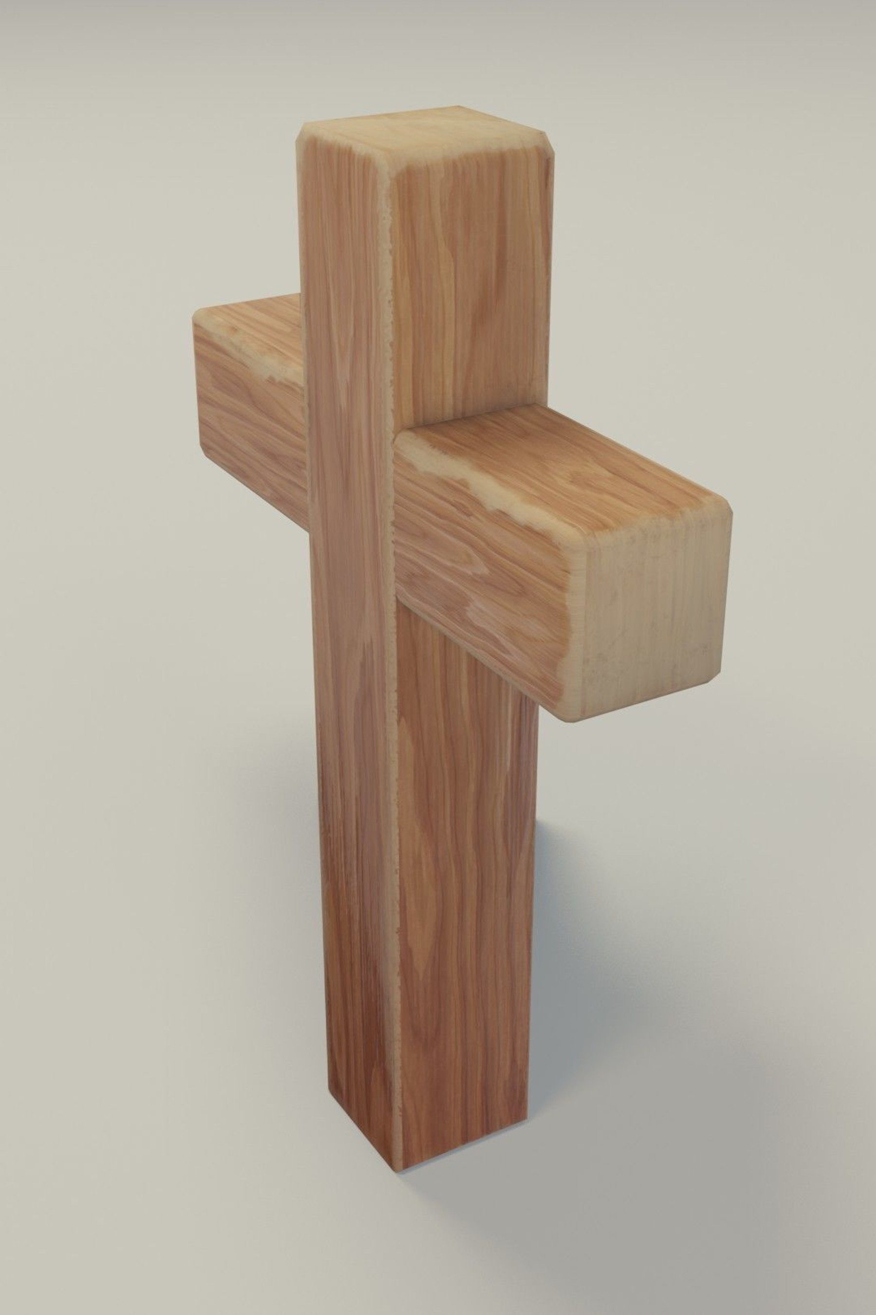 ArtStation - Wooden Cross 3D Model | Game Assets