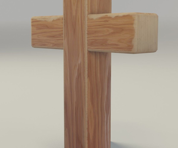 ArtStation - Wooden Cross 3D Model | Game Assets