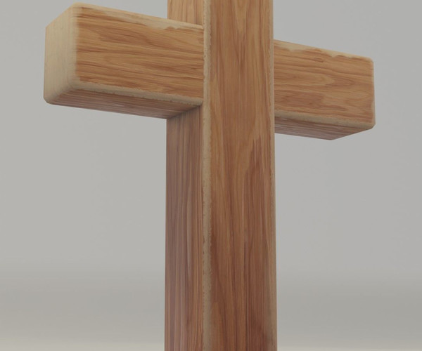 ArtStation - Wooden Cross 3D Model | Game Assets