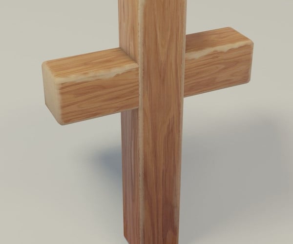 ArtStation - Wooden Cross 3D Model | Game Assets