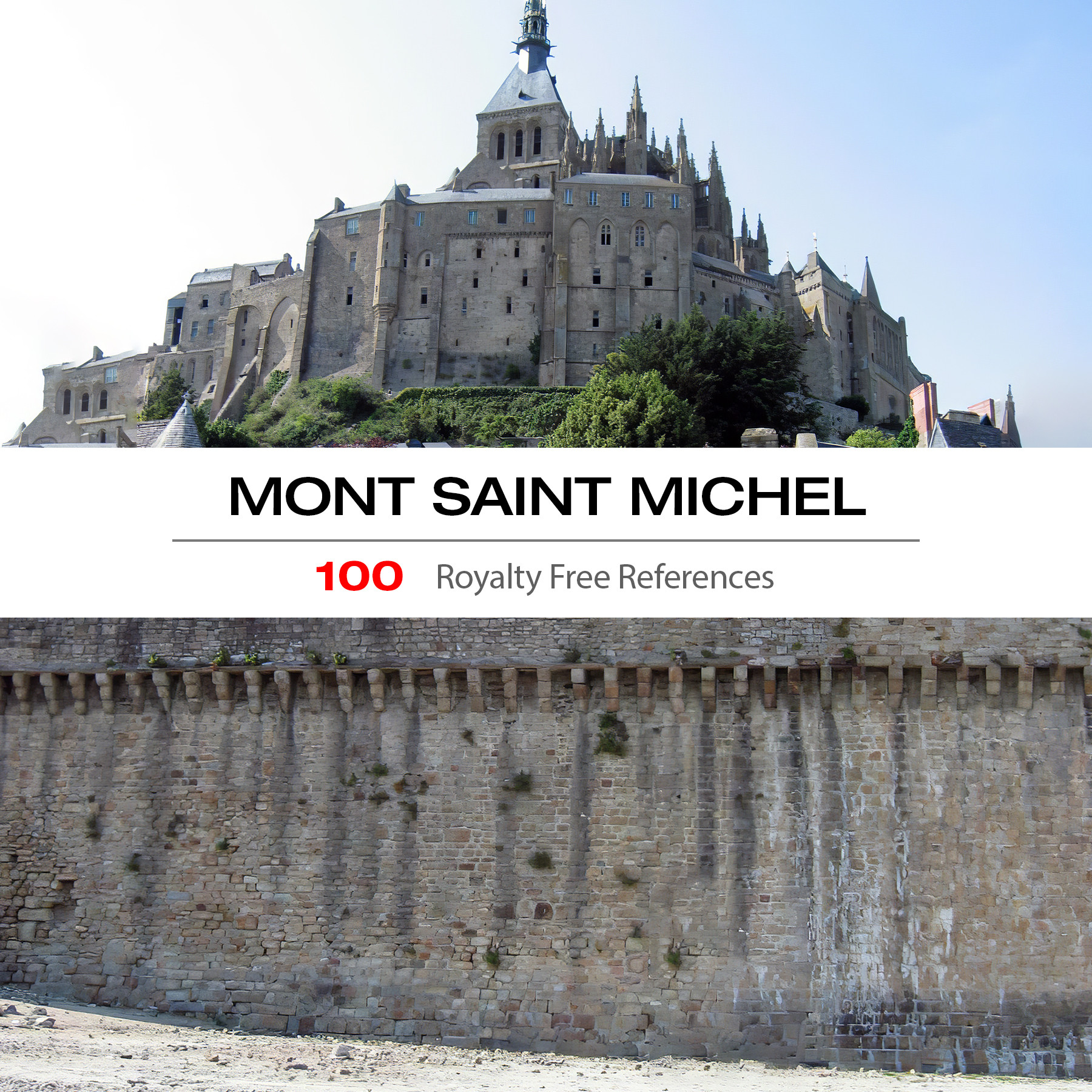 ArtStation - MONT ST. MICHEL - The real life MINAS TIRITH