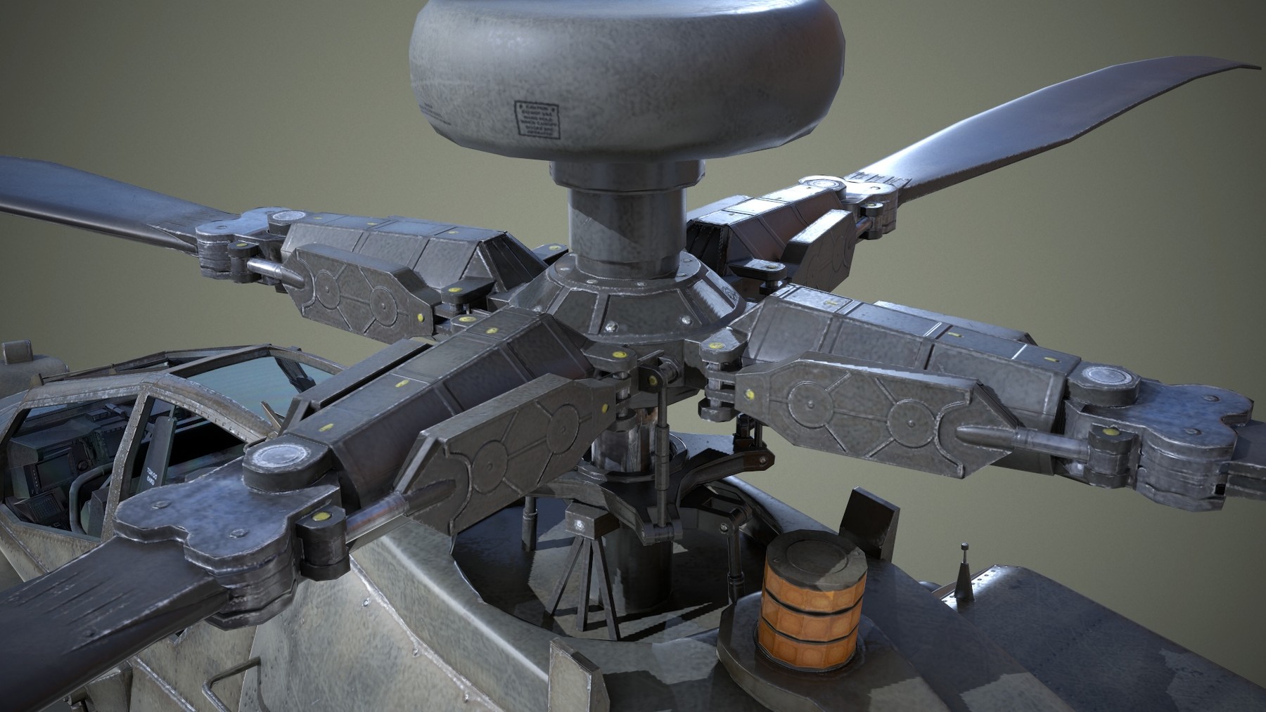 ArtStation AH64D Apache Longbow Helicopter Low Poly Game Assets