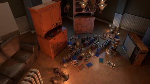 Living Room Pack - PBR Models