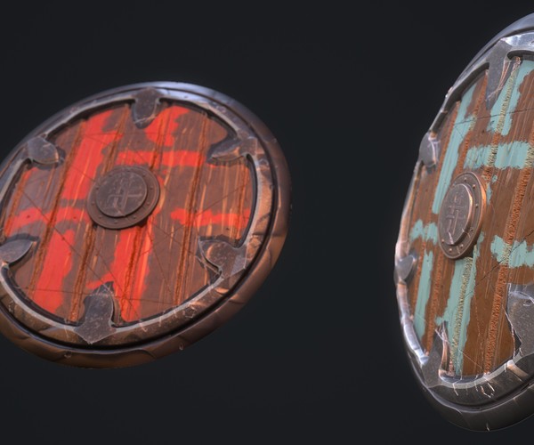 ArtStation - 4K PBR Texture of Stylized shield | Resources