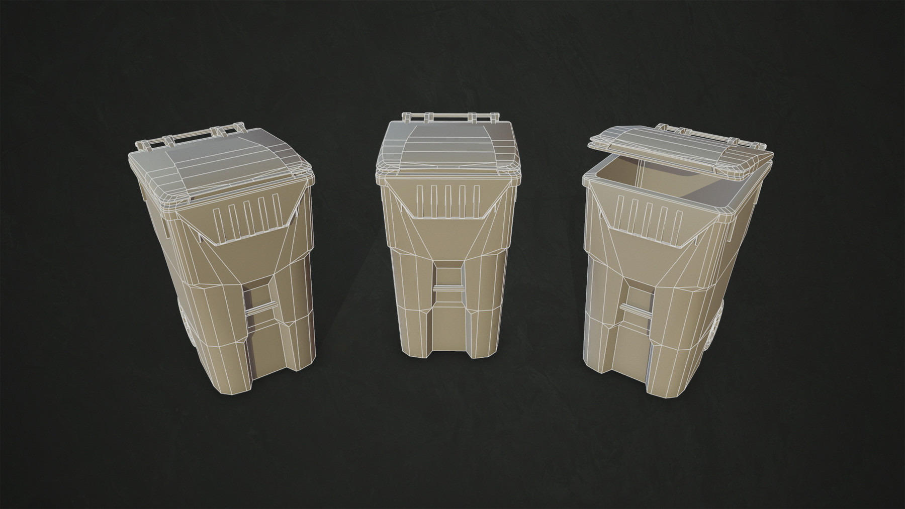 ArtStation - Street garbage bags set for