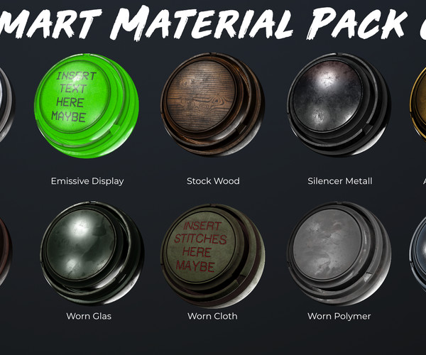 ArtStation - Smart Marterial Pack 01 | Resources