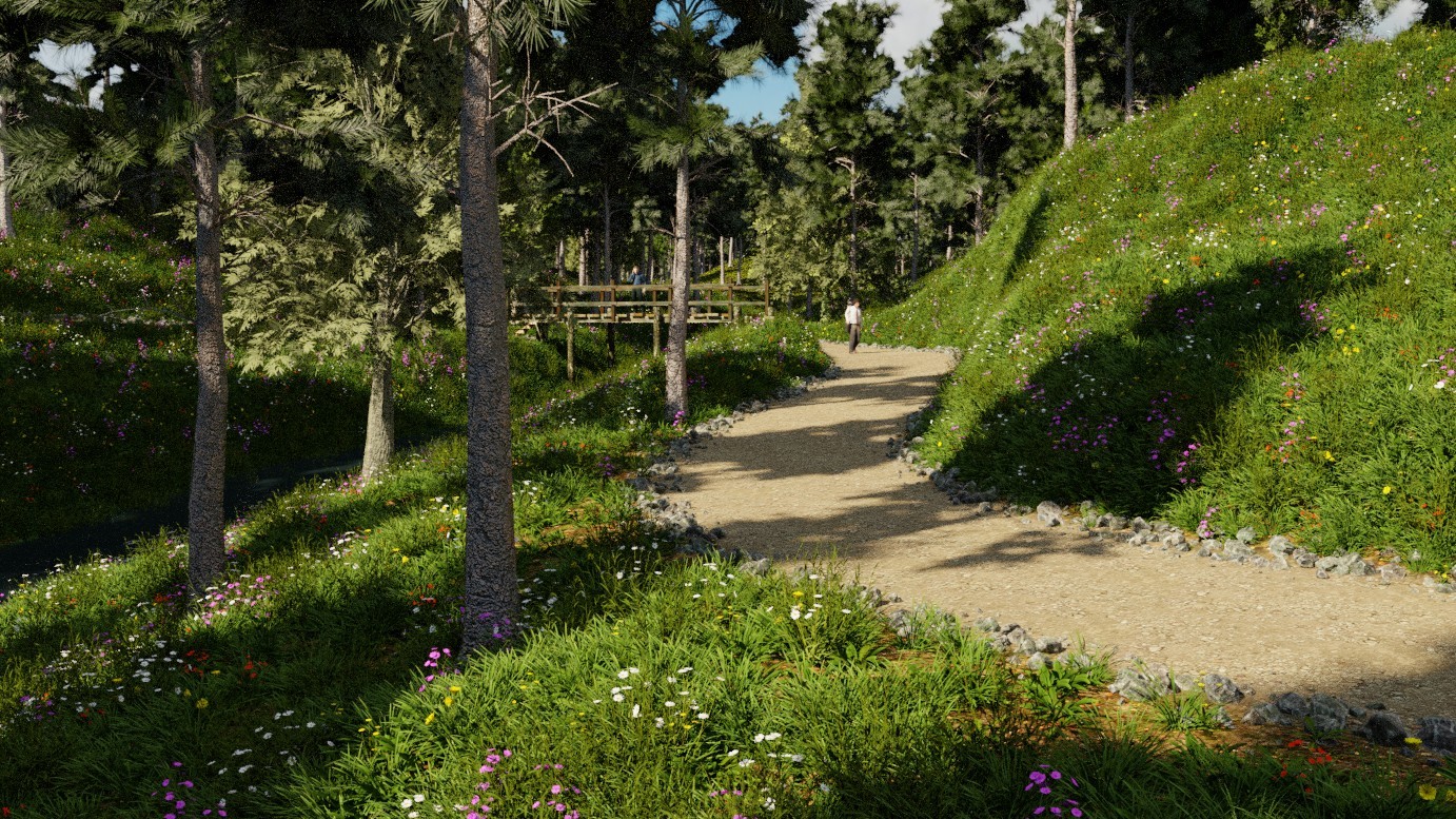 Artstation Forest Paths In Blender Game Assets