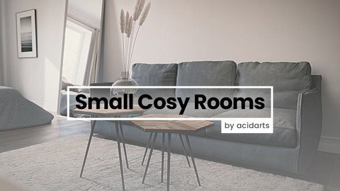 Small Cosy Rooms Hybrid RTX Archviz