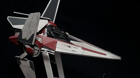 Star Wars Alpha-3 Nimbus-class V-wing starfighter 3D print model