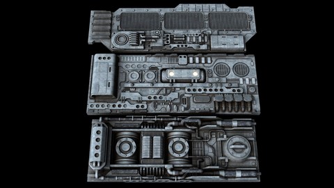 Spacecraft Sheathing and Structure Part II 3D model