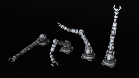 BATTLETECH Mechanical arm manipulator 3D print model