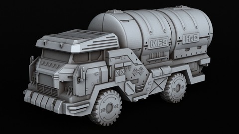 BATTLETECH Refuel Truck 3D print model