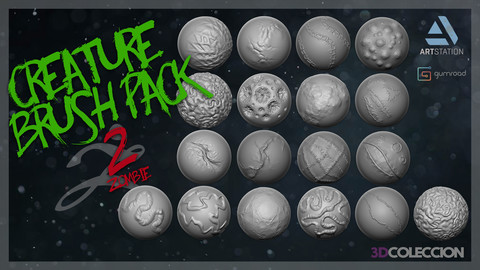 Creature Brush Pack 2 -Zombie