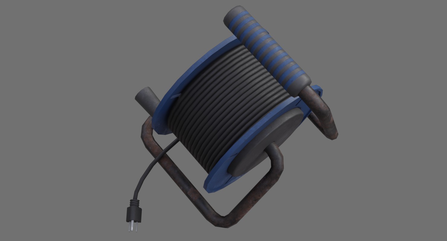 ArtStation Extension Cord Reel 1B Resources